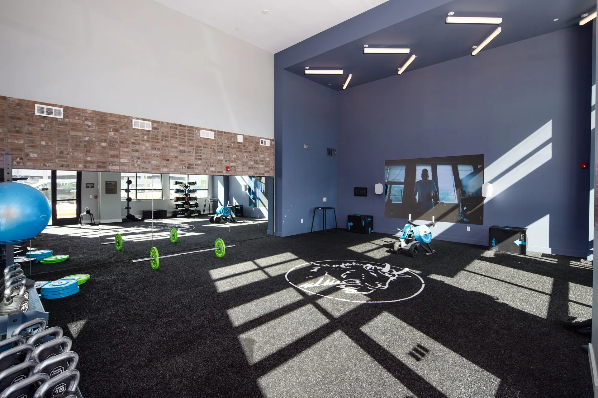 Apartment community amenity spaces